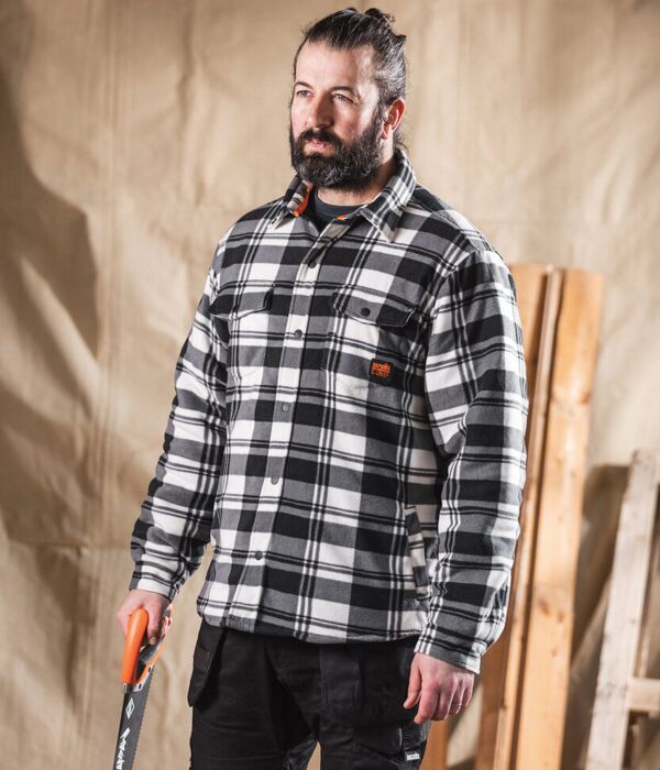 Worker padded checked shirt Thumbnail