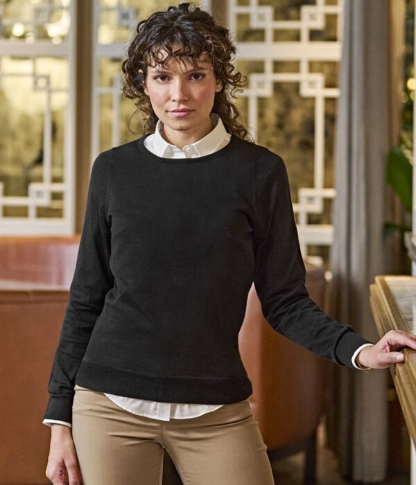 Tee Jays Ladies Crew Neck Sweater Thumbnail