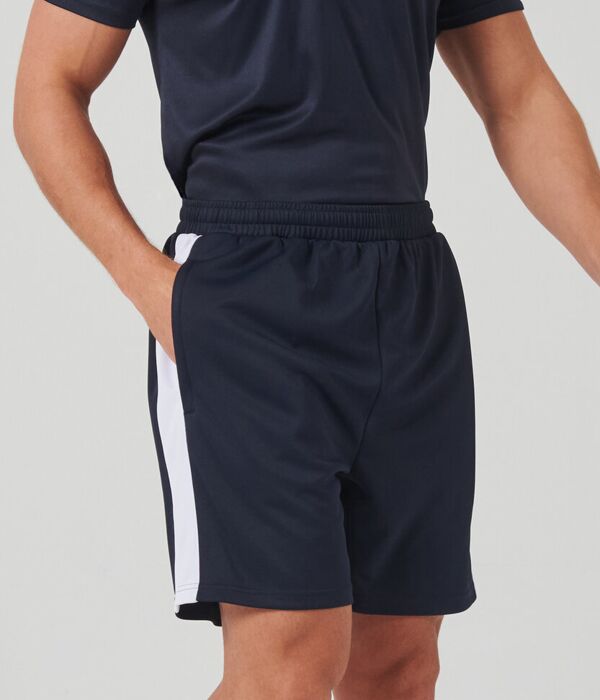 Knitted shorts with zip pockets Thumbnail