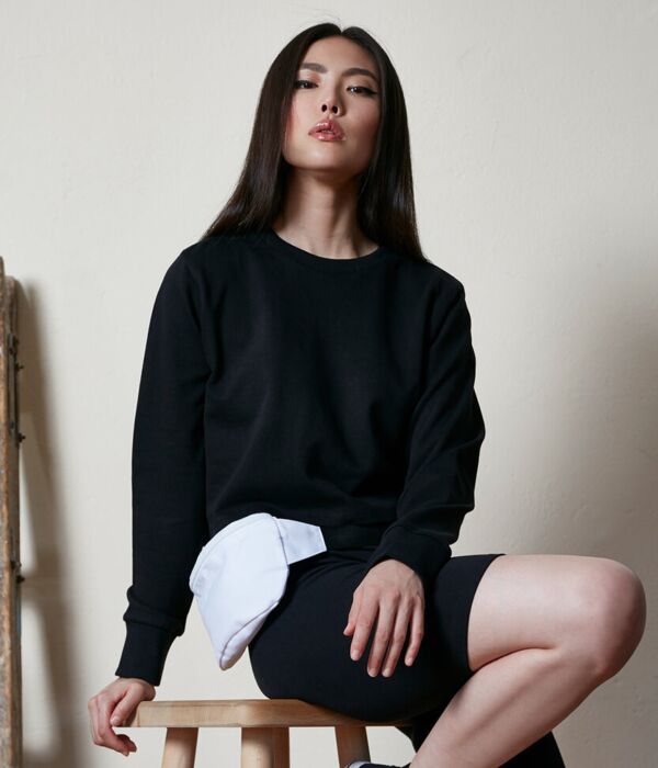 Women’s terry cropped crew Thumbnail