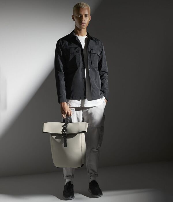 Matte PU rolltop backpack Thumbnail