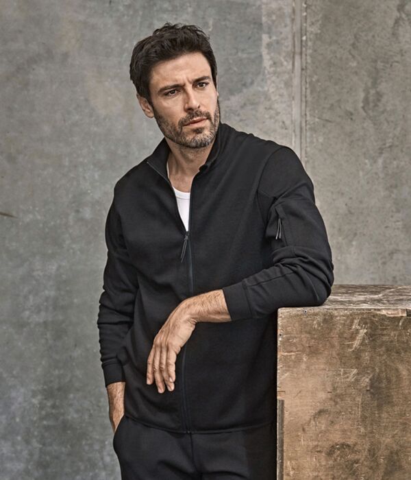 Tee Jays Athletic Full Zip Sweat Cardigan Thumbnail