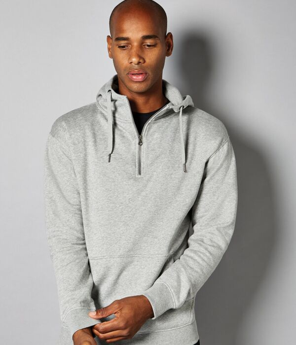 Regular fit 1/4 zip hoodie Thumbnail