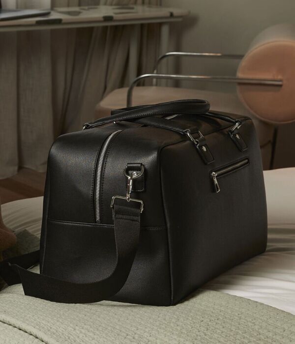 Tailored luxe PU weekender Thumbnail