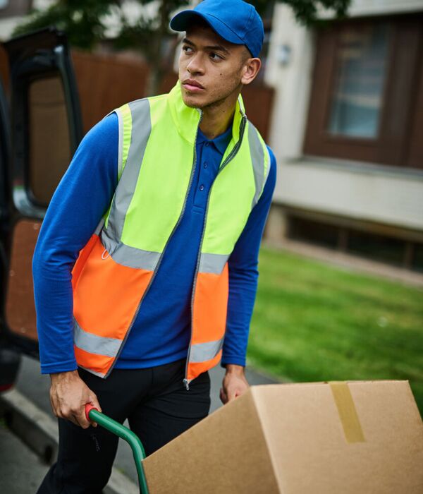 Pro hi-vis full-zip gilet Thumbnail