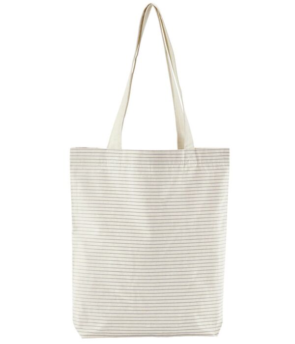 Striped organic cotton tote Thumbnail