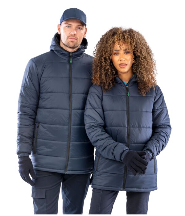 Recycled Hooded Padded Parka Thumbnail