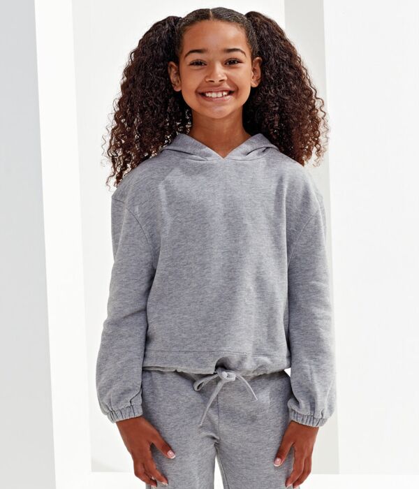 Kids TriDri® recycled cropped oversize hoodie Thumbnail