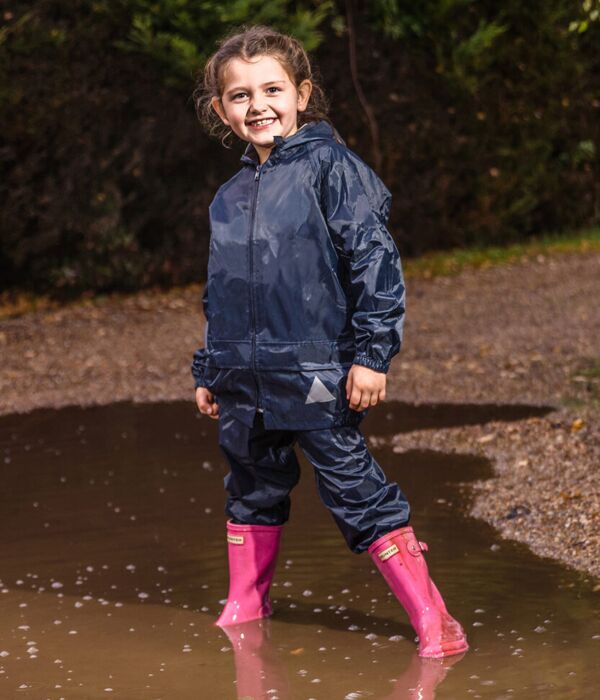 Junior waterproof jacket and trouser set Thumbnail