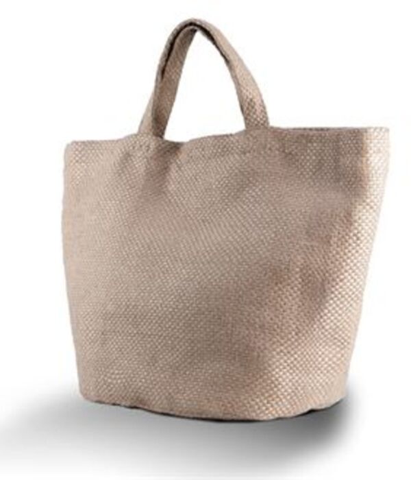 100% natural yarn dyed jute bag Thumbnail