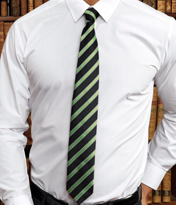 Waffle stripe tie Thumbnail