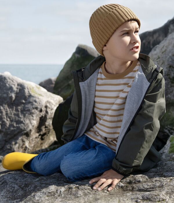 Organic cotton kids beanie Thumbnail