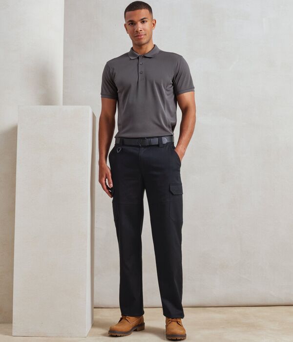 Stretchchecker work cargo trousers Thumbnail