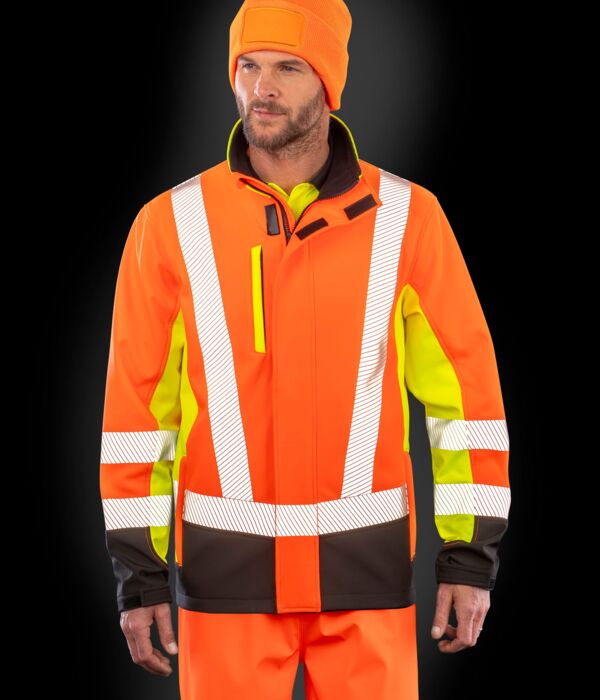 3-layer Printable 3-Tone Safety Softshell Thumbnail