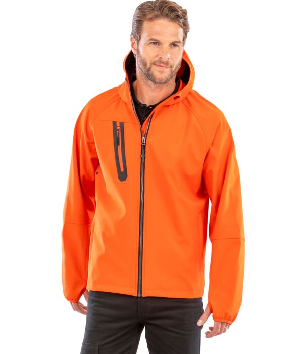 3-Layer Recycled Printable Casual Hooded Softshell Thumbnail