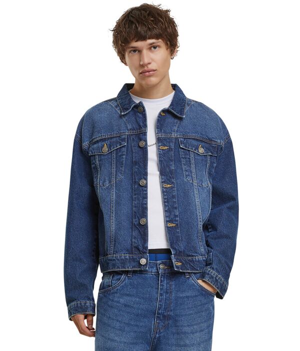 Heavy ounce boxy denim jacket Thumbnail