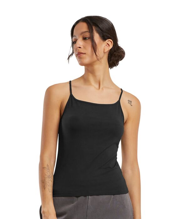 Women’s stretch Jersey short slim top Thumbnail