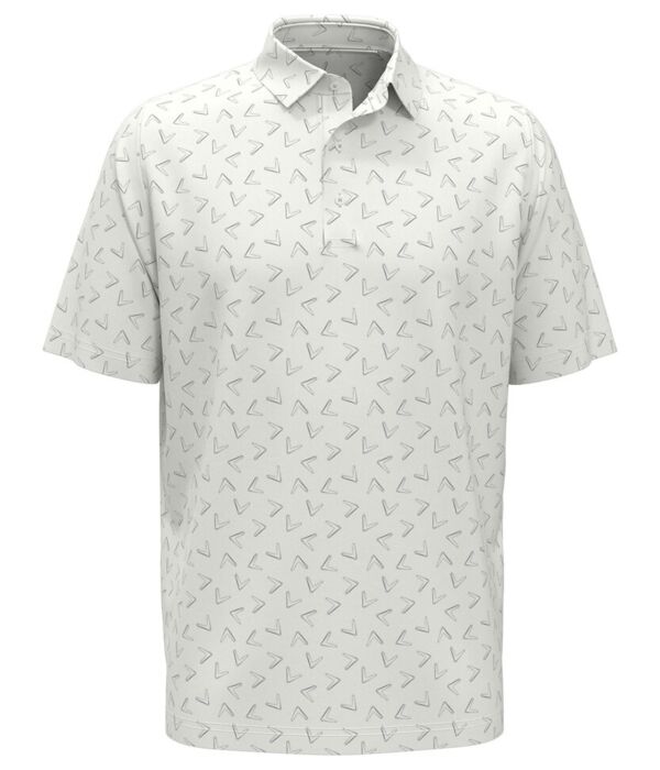 All-over large chev printed polo Thumbnail