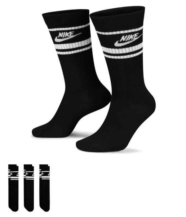 Nike Dri-FIT Sportswear everyday essential socks (3 pairs) Thumbnail