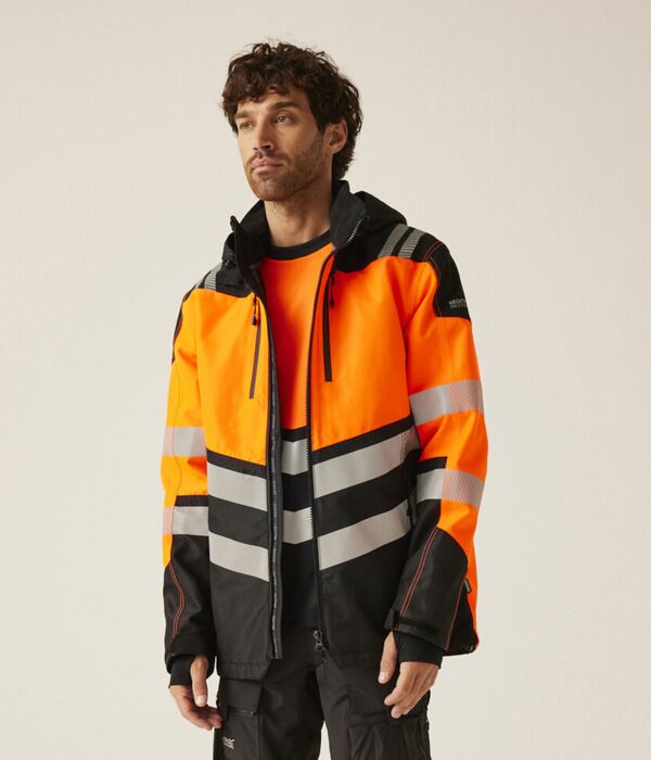 Hi-Vis X-Pro Waterproof shell jacket (Class 2) Thumbnail