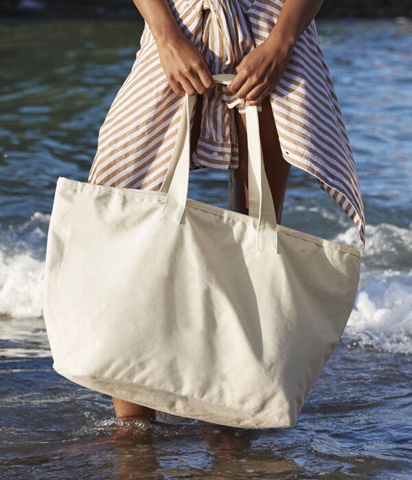Oversized heavy duty canvas tote bag Thumbnail