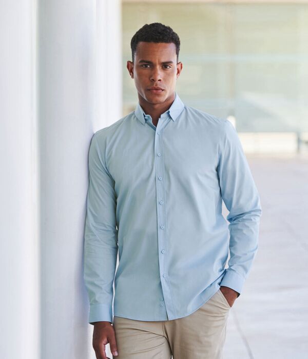 Long sleeve ‘cotton-feel’ Coolplus® shirt Thumbnail