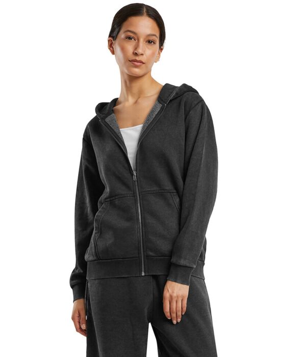 Women’s vintage heavy zip hoodie Thumbnail