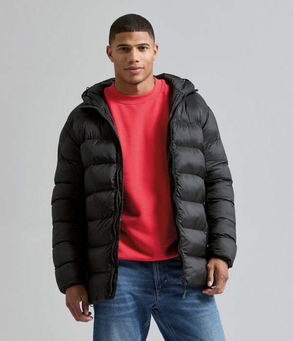 Solitude recycled hooded jacket Thumbnail