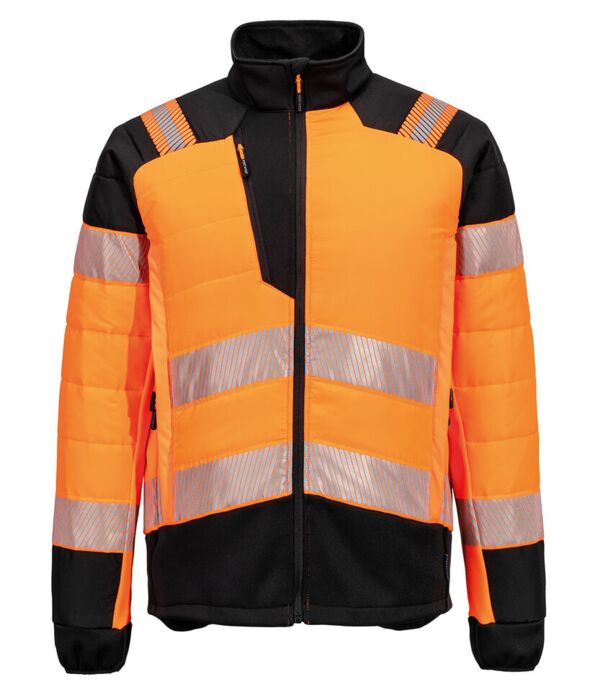 PW3 Hi-vis hybrid baffle jacket (T170) Thumbnail