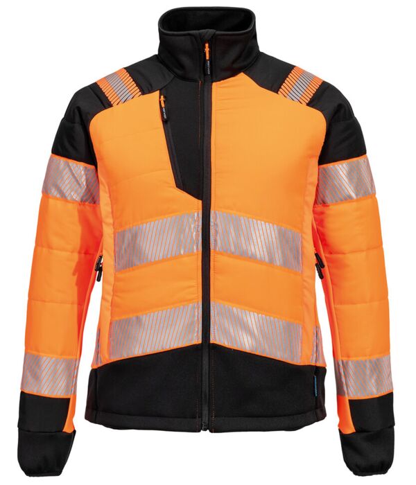 Women’s PW3 Hi-vis hybrid baffle jacket (T171) Thumbnail