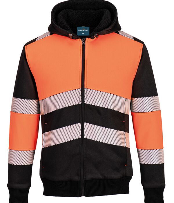 PW3 Hi-vis Class 1 winter hoodie (PW377) Thumbnail