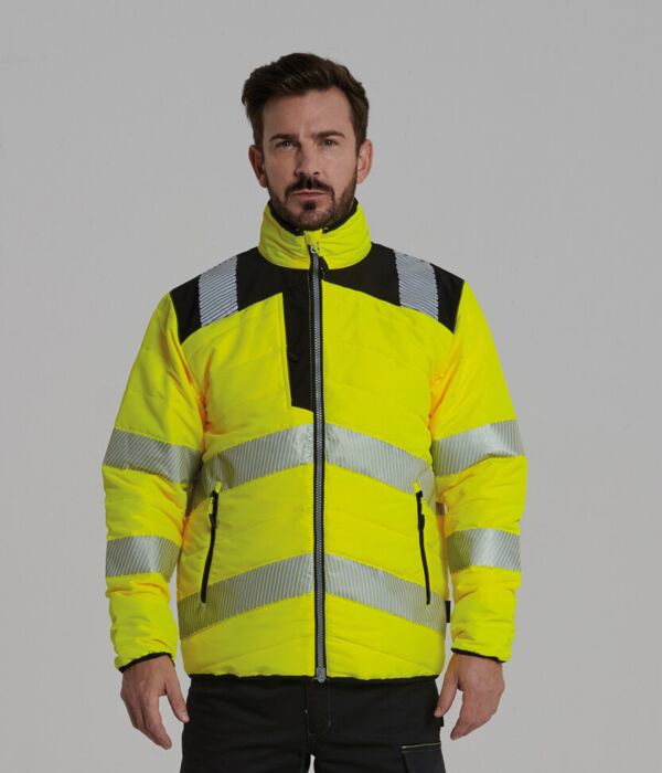PW3 Hi-vis baffle jacket (PW371) Thumbnail