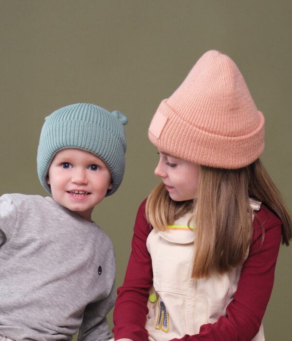 Organic baby bear beanie Thumbnail
