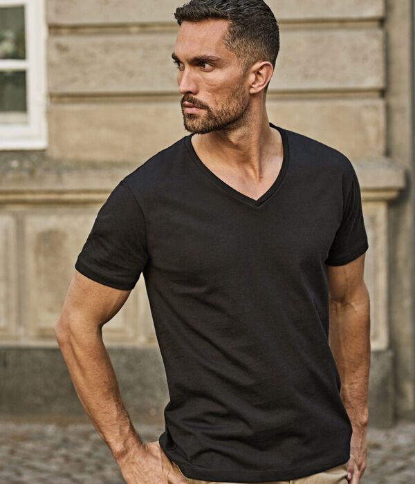 Fashion v-neck Sof tee (8006) Thumbnail