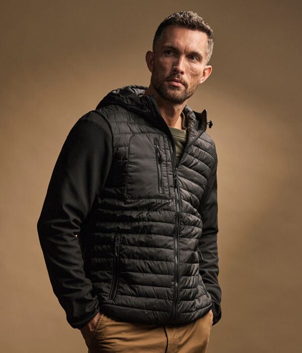 Hooded crossover jacket (9628) Thumbnail