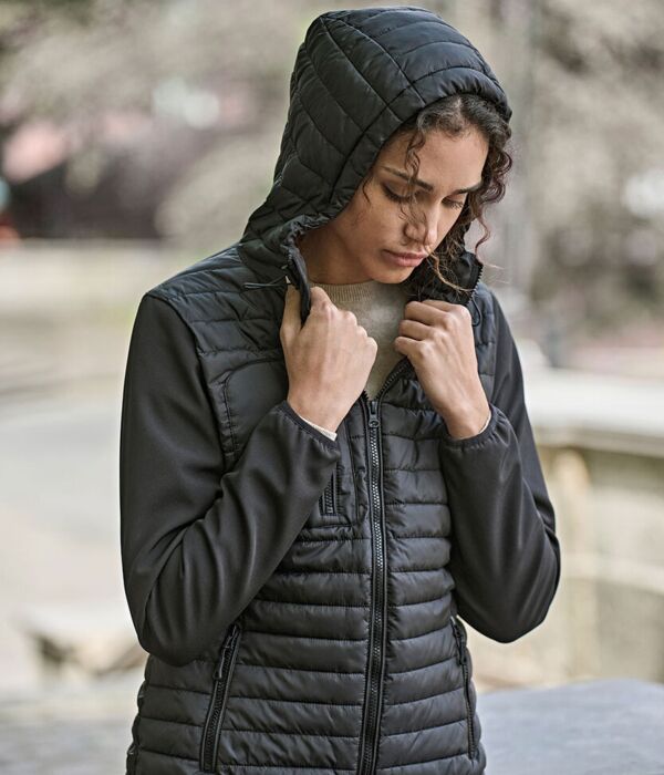 Women’s hooded crossover jacket (9629) Thumbnail