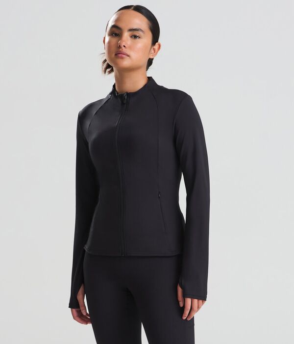 Women’s recycled tech-zip jacket Thumbnail