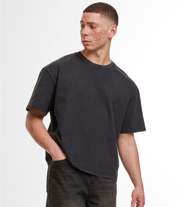 Vintage cropped heavy oversized tee Thumbnail