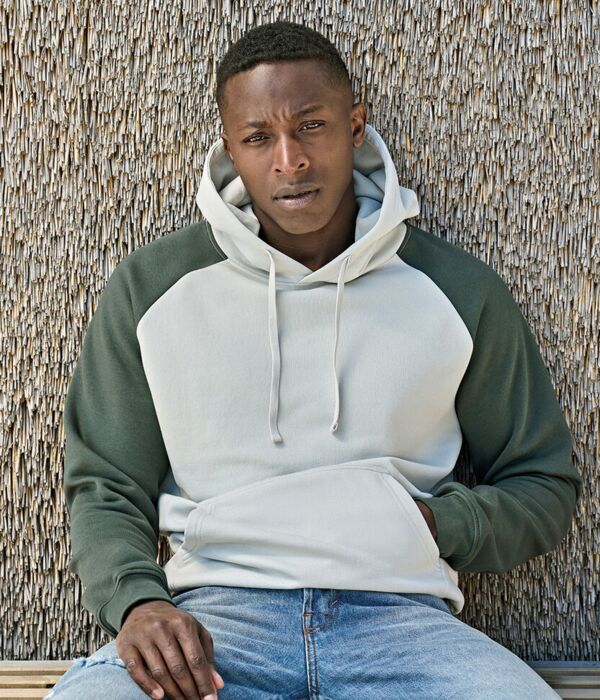 UNLABELED two-tone hooded sweatshirt (5156) Thumbnail