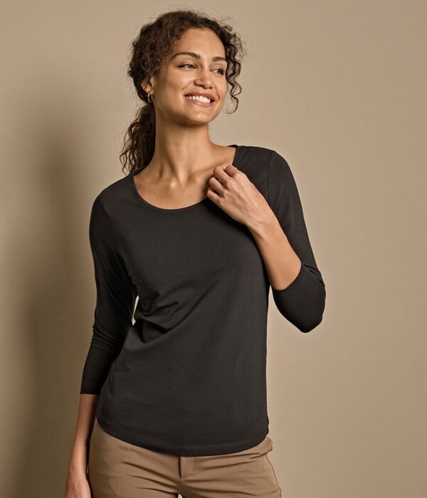 Women’s stretch 3/4-sleeve tee (460) Thumbnail