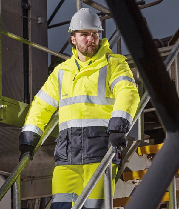 High-visibility waterproof jacket Thumbnail