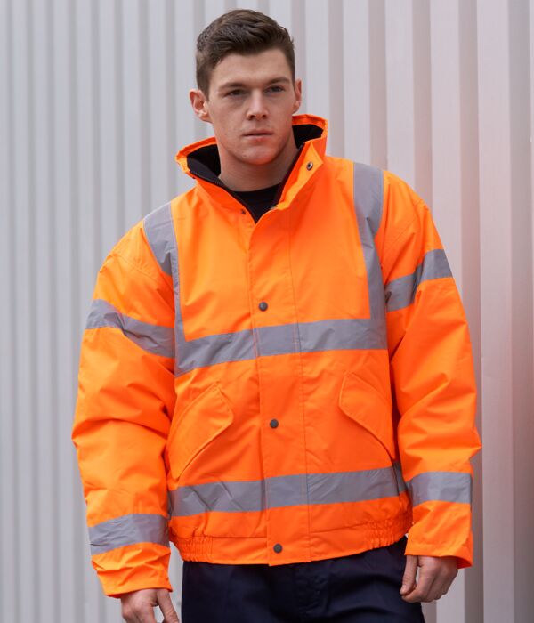 Portwest Hi-Vis GO/RT Bomber Jacket Thumbnail