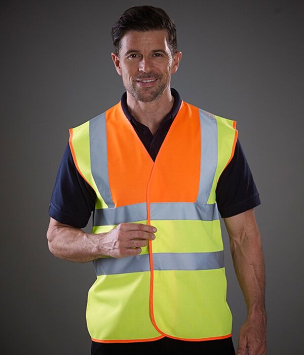 Yoko Hi-Vis Two Band and Braces Waistcoat Thumbnail