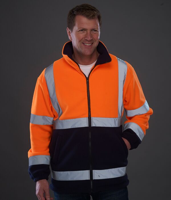 Yoko Hi-Vis Heavyweight Fleece Jacket Thumbnail