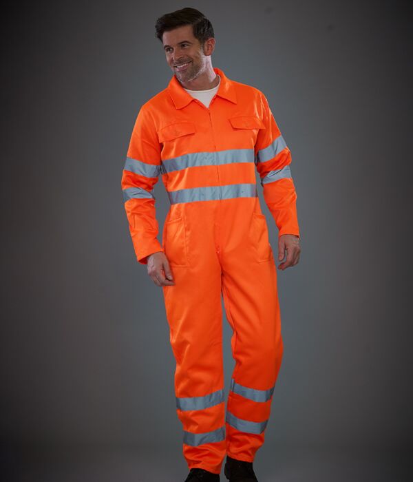 Yoko Hi-Vis Poly/Cotton Coverall Thumbnail