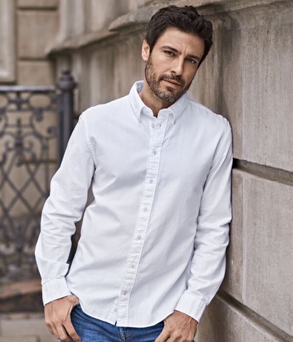 Tee Jays Perfect Long Sleeve Oxford Shirt Thumbnail