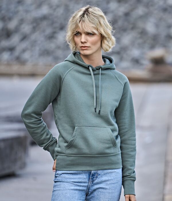 Tee Jays Ladies Raglan Hooded Sweatshirt Thumbnail