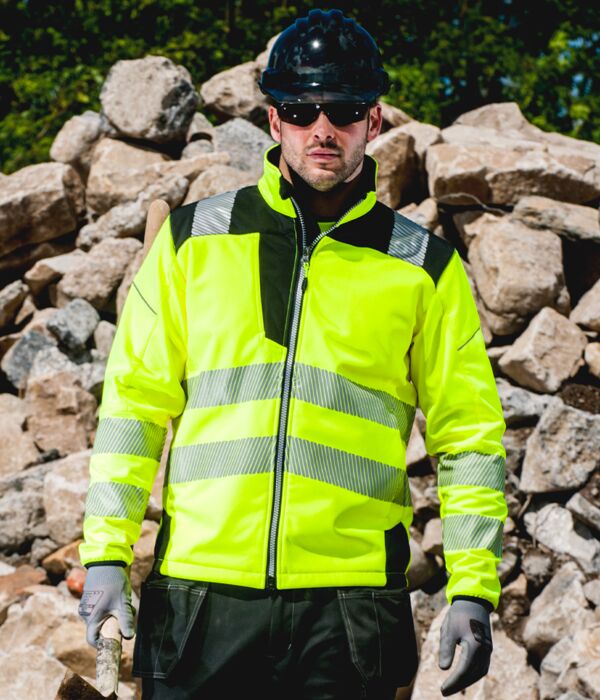 Portwest PW3 Hi-Vis Soft Shell Jacket Thumbnail