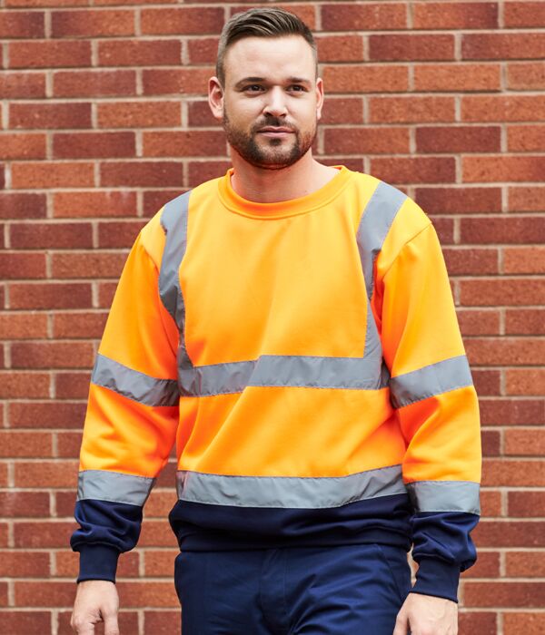 Portwest Hi-Vis Two Tone Sweatshirt Thumbnail
