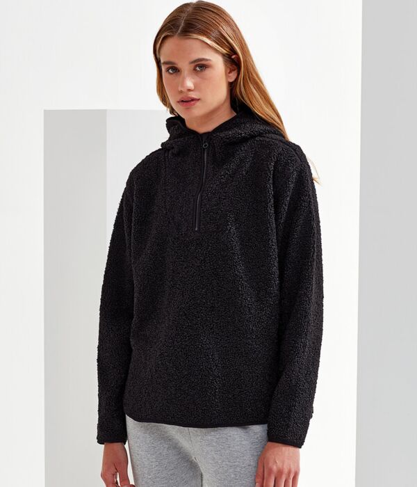 Women's TriDri® sherpa 1/4 zip hoodie Thumbnail